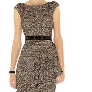 BEST SELLER: Wool Tweed Work Evening Party Dress